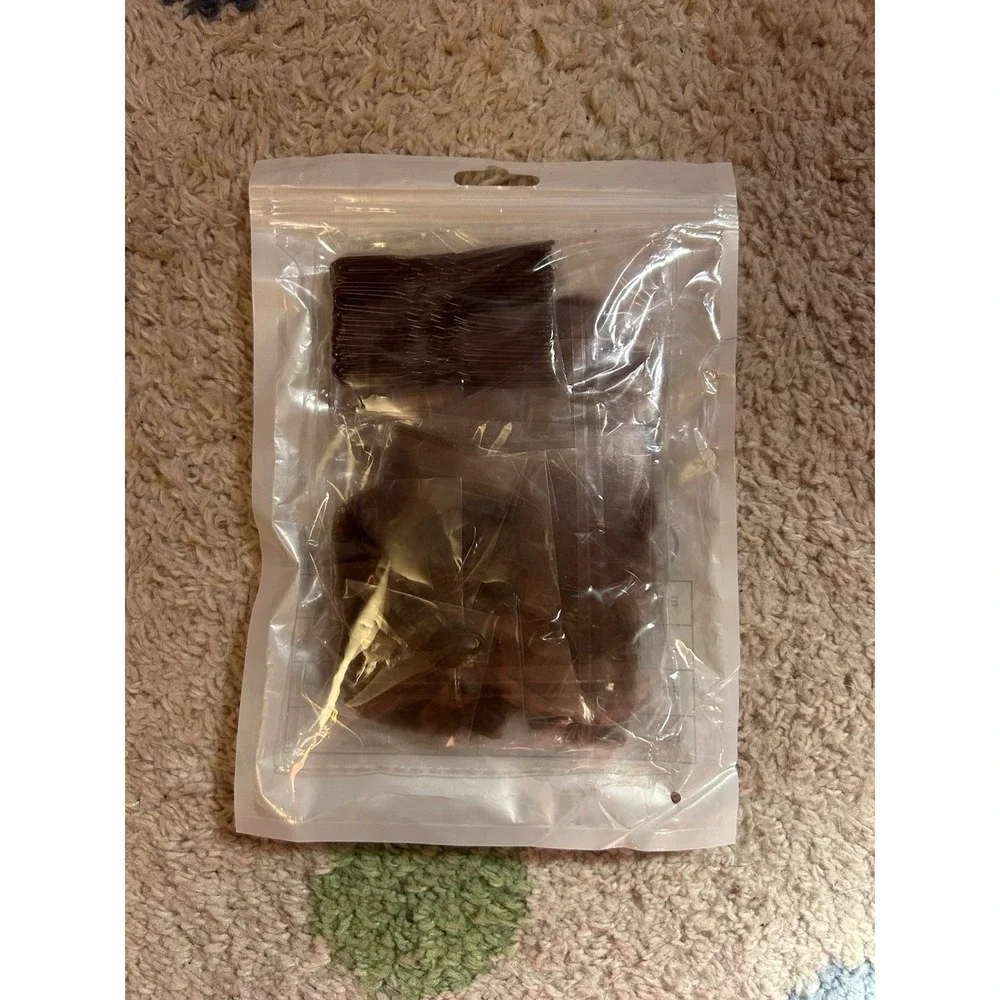 Dark Brown Hair Nets and Hair Pins for Women
